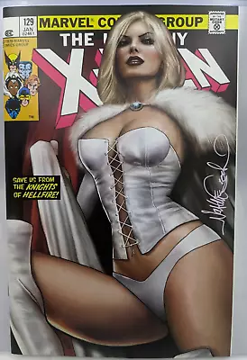 Buy Uncanny X-Men #129 - Marvel - 2023 - Facsimile - Szerdy Exclusive - Signed • 14.85£
