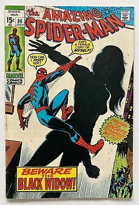 Buy 🚨Amazing Spider-Man #86 Black Widow Origin AND 1st Appearance In Current Suit! • 159.32£