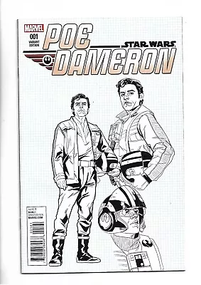 Buy Marvel Comics - Star Wars: Poe Dameron #01 1 In 25 Noto Variant (Jun'16) NM • 3£