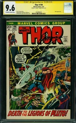 Buy Thor 199 Cgc 9.6 Oww Pages Signature Series Signed By Gerry Conway 1972 Cgc C5 • 181.83£