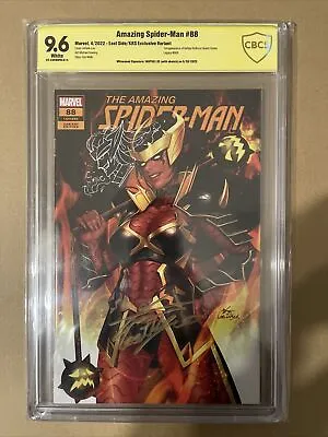 Buy Amazing Spider-Man #88 KRS Exclusive CBCS 9.6 Signed And Sketch By Inhyuk Lee • 197.09£