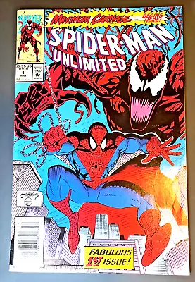 Buy Spiderman Comic Book Maximum Carnage 1st Edition RARE Vintage Retro 90s VTG • 29.09£