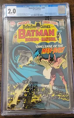 Buy Detective Comics 400 CGC 2.0 BATMAN BATGIRL  Origin & 1st Appearance Of Man-Bat • 158.12£
