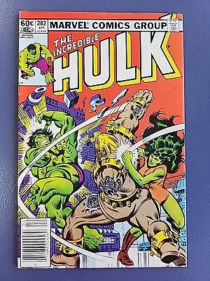 Buy Incredible Hulk (1962) #282 Newsstand Variant 1st She-Hulk Crossover With Hulk! • 11.85£