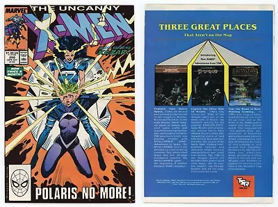 Buy Uncanny X-Men #250 (NM- 9.2) 1st Appearance Worm Savage Land Mutate 1989 Marvel • 7.54£