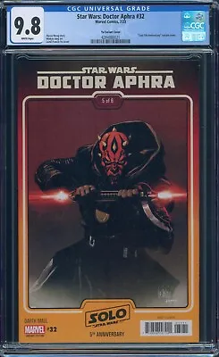 Buy Star Wars Doctor Aphra #32 CGC 9.8 Yu Darth Maul Solo Variant 5 Of 6 Marvel 2023 • 39.32£