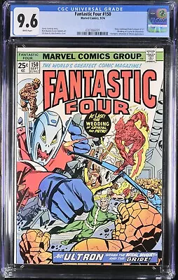 Buy Marvel Fantastic Four #150 Comic CGC Graded 9.6 • 140.75£
