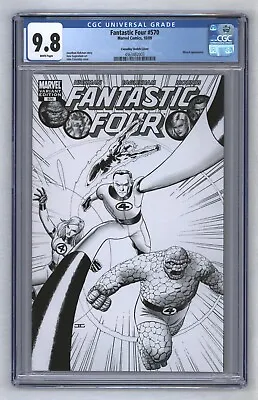 Buy Fantastic Four #570 1:100 Cassaday Sketch Variant 1st Council Of Reeds CGC 9.8 • 240.94£