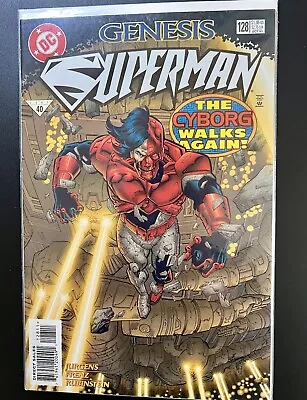 Buy Superman Genesis #128 The Cyborg Walks Again DC 1997 NM/M • 3.95£