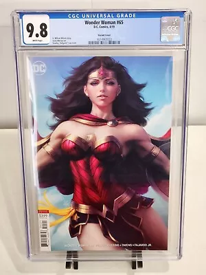 Buy Wonder Woman #65 Artgerm Variant CGC 9.8 • 47.44£