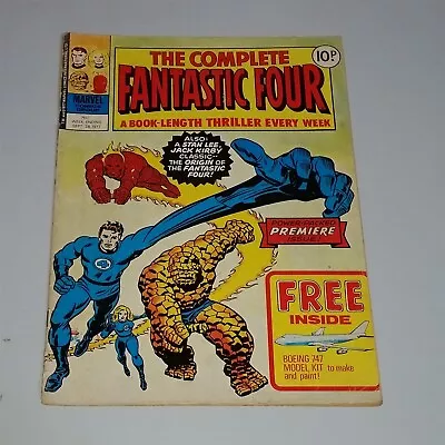 Buy Fantastic Four #1 28th September 1977 British Weekly Comics • 7.99£