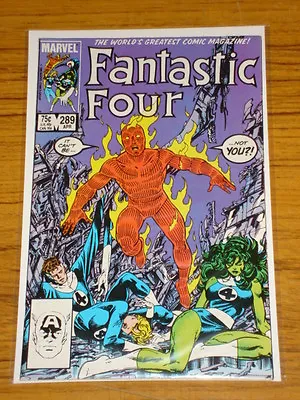 Buy Fantastic Four #289 Vol1 Marvel Comics Nm (9.4) Byrne Art April 1986 • 5.99£