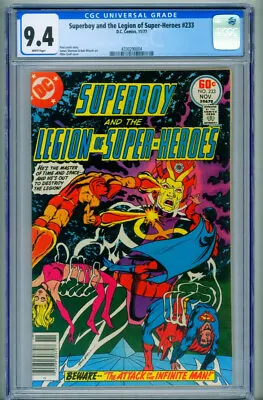 Buy Superboy And The Legion Of Super-Heroes #233 CGC 9.4-DC Comic Book 4330290004 • 71.78£