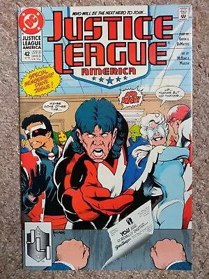 Buy JUSTICE LEAGUE AMERICA # 42 (1990) DC COMICS (VFN Condition) • 1.45£