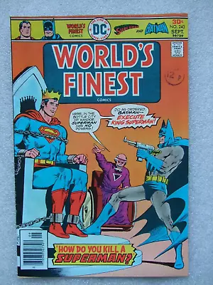 Buy World's Finest Comics  #240  Superman & Batman In  How Do You Kill A Superman?  • 2.99£