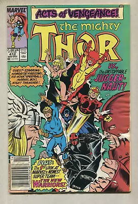 Buy The Mighty Thor #412 VG Vs Jugger-Naut   Marvel Comics  D5 • 3.99£
