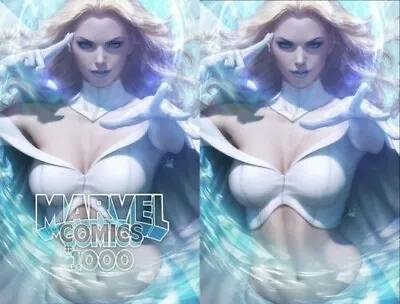Buy MARVEL Comics #1000 Book Set Emma Frost White Queen Hot Sexy Artgerm Variant NM • 183.22£