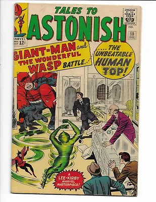 Buy Tales To Astonish 50 - Vg+ 4.5 - 1st Appearance Of Human Top - Giant-man (1963) • 67.96£