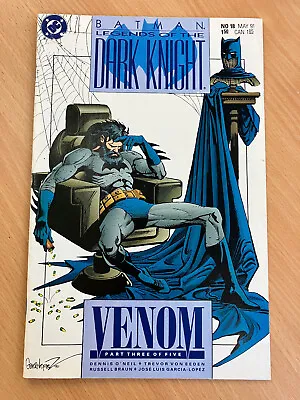 Buy Batman Legends Of The Dark Knight Issue # 18 *DAMAGED* 1st Pr. 1991 (DC Comics) • 3.95£