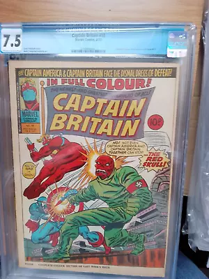 Buy Captain Britain.18 Cgc 7.5 • 85£