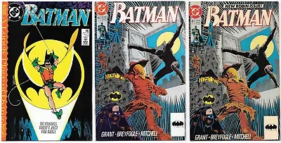 Buy Batman #442 #457 000 Error & 2nd Print DC Comics 1st App Tim Drake Robin 1990 • 13.45£