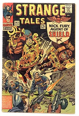Buy Strange Tales 142 Nick Fury SHIELD Kirby Ditko Dr Strange 1966 Marvel Comic P789 • 11.07£