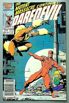 Buy Daredevil #238 ~ MARVEL 1987 ~ SABRETOOTH - Art Adams - Newsstand VF/NM • 8.03£