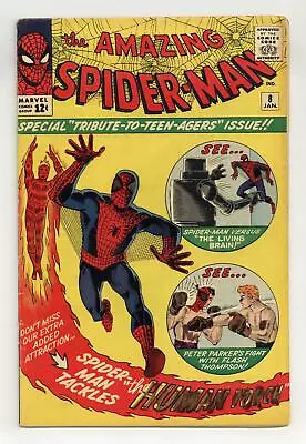 Buy Amazing Spider-Man #8 GD/VG 3.0 1964 • 463.72£