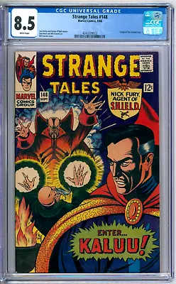 Buy Strange Tales 148 CGC Graded 8.5 VF+ White Marvel Comics 1966 • 138.20£
