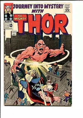 Buy Journey Into Mystery 121 Fn- Thor Absorbing Man Lee Kirby 1965 • 30.08£