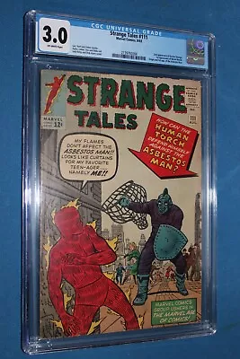 Buy Strange Tales 111 CGC 3.0 Off White Pages • 189.01£