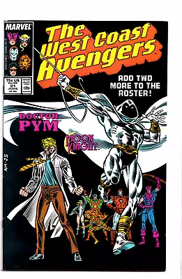 Buy The West Coast Avengers #21 1987 Marvel Comics Moon Knight Joins The Team • 2.59£