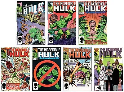 Buy Incredible Hulk #313-319 (1985-1986) Inclusive, VF/NM 7-issue Run • 23.99£