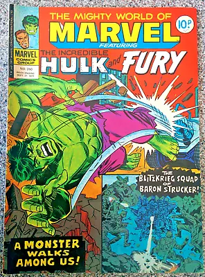 Buy The Incredible Hulk And Fury  #260 Dated 1977 - Marvel British Comic • 1.25£