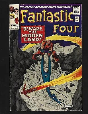 Buy Fantastic Four #47 FN+ 3rd Inhumans 2nd Full Black Bolt 1st Maximus Dragon Man • 39.36£
