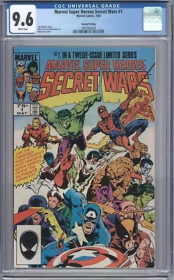 Buy Marvel Super Heroes Secret Wars #1 CGC 9.6  2nd Print RARE • 117.75£