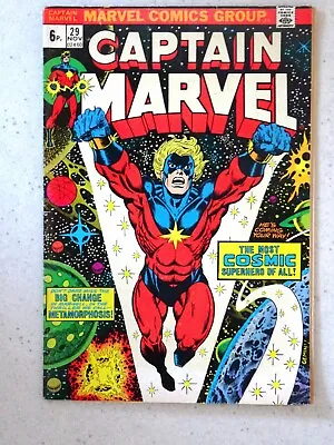 Buy Captain Marvel #29 FN+ - Marvel Comics 1968 Series • 15£