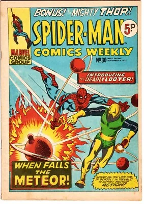 Buy Amazing Spider-Man #36 Looter UK Version Steve Ditko Spider-Man Comics Weekly 30 • 6.89£
