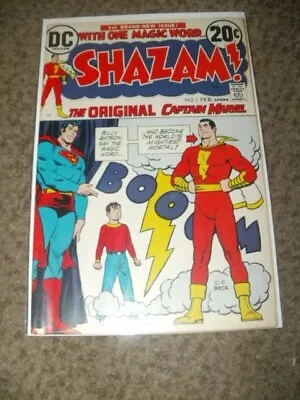 Buy Shazam 1 - Superman - Bronze Age High Grade Vf/nm 9.0 • 30.37£