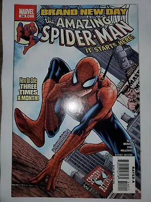 Buy Amazing Spider-man 546 Marvel Comic 1st App Mr Negative/jackpot 2008 Vf 8.0+ • 11.85£