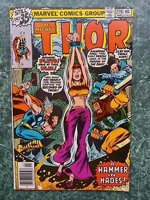 Buy Thor #279 VF/NM 9.0 KEY! Jane Foster Bondage Cover! (1979 MARVEL) High Grade! • 11.91£