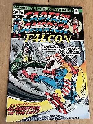 Buy Captain America & The Falcon #192 Marvel Comics (Dec 75) Pence Copy, Cover Tear • 5£