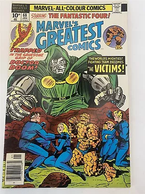 Buy MARVEL'S GREATEST COMICS #68 Fantastic Four 1977 VF • 2.99£