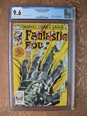 Buy Fantastic Four #258 CGC 9.6  Byrne Cover/art      Very Cool Dr. Doom Cover • 90.88£
