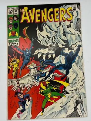 Buy Avengers #61 Marvel Comics 1969 Dr Strange Black Knight App • 26.42£