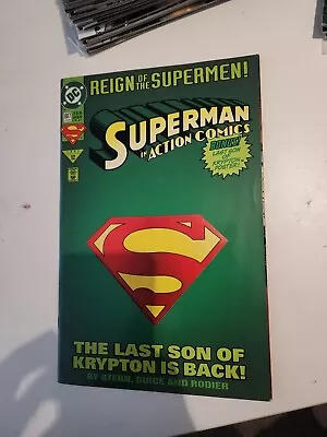 Buy Action Comics #687 Dc Nm Cut Out S Cover Superman June 1993 • 2.99£