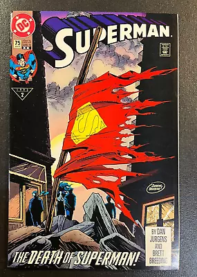 Buy Superman 75 Variant 2nd PRINT PURPLE Key Death V 2 Doomsday Batman DC Comics • 12.16£