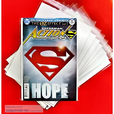 Buy Comic Bags And Boards Size17 For Modern DC Action Super-Man Comics Etc X 10 • 12.99£
