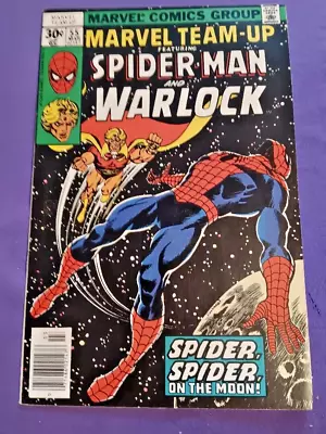 Buy MARVEL TEAM-UP Featuring SPIDER-MAN And WARLOCK #55  1977 • 15.81£