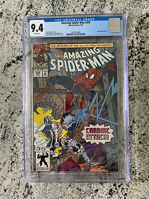 Buy Amazing Spider-Man 359 CGC 9.4 NM White Pages  Marvel Comics 1st App Carnage 🔥 • 59.14£